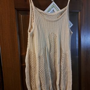 Xlrg cream knit tank